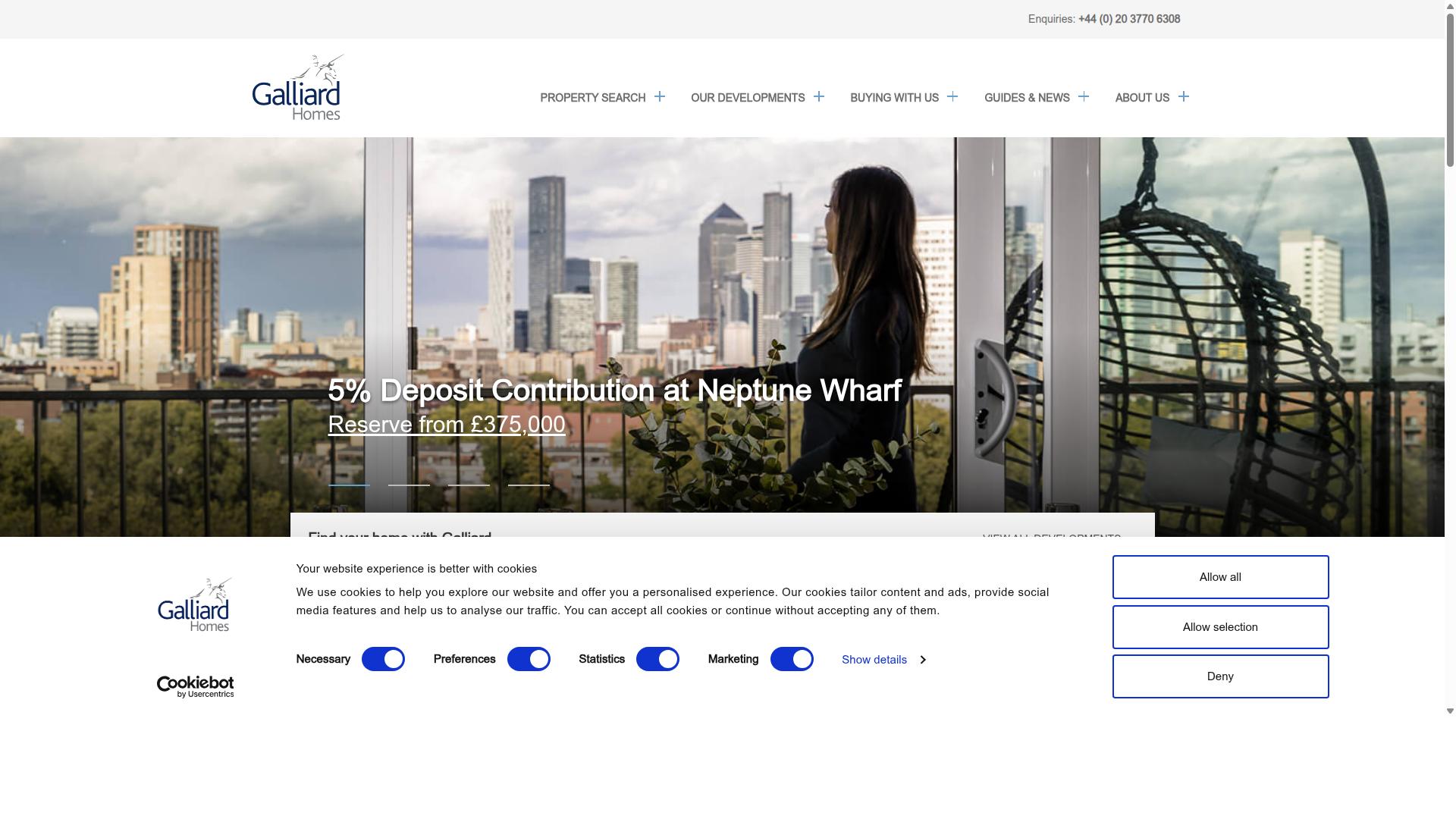 Letproperty for Off-Plan Residential Developments website